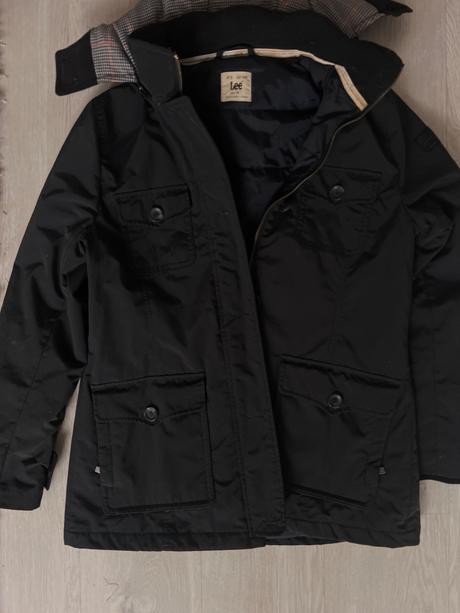 Lee čierna zimná bunda, lee,m