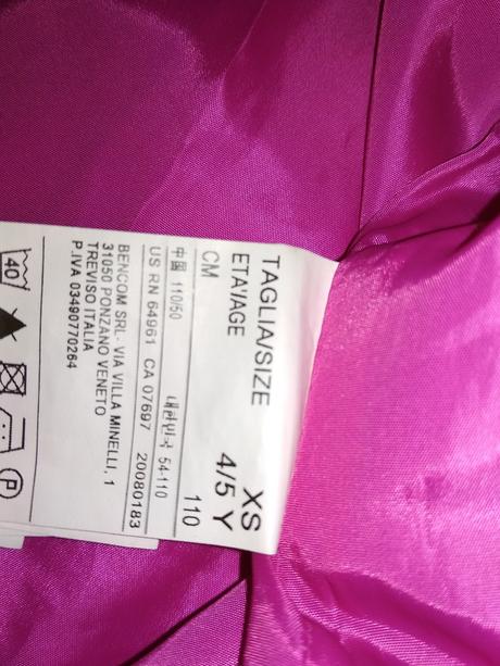 Bundička benetton, benetton,110