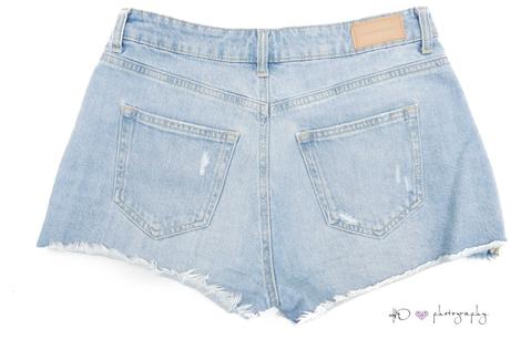 Riflové "roztrhané" kraťase veľ.38, c&a,38