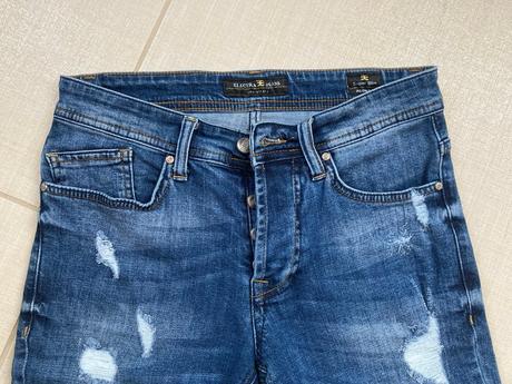 Chlapčenské letné slim riflové kraťasy, 158