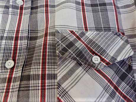 Športová kockovaná košeľa, xl