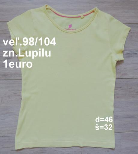 Tričko, veĺ. 98/104, lupilu,98