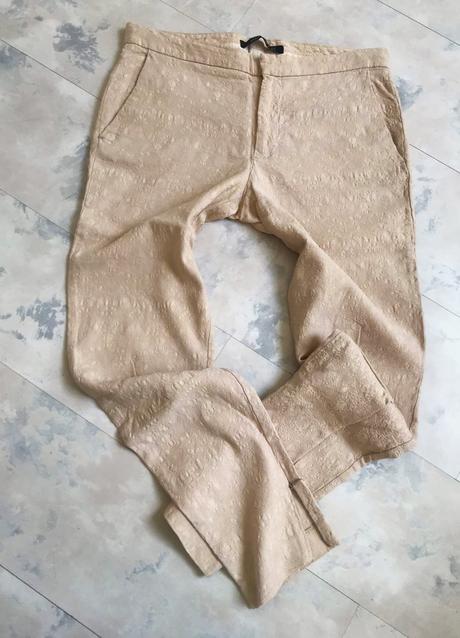 Luxusné 7/8 nohavice, zara,m