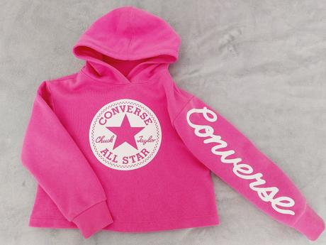 Dievčenská crop mikina convers, converse,128