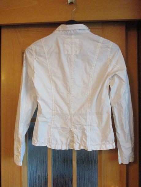 Damske biele sako m, nenosene, lacno, m