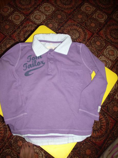 Tričko s dlhým rukávom zn. tom tailor, 122