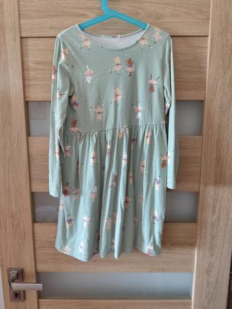 Šaty s miškami, h&m,128