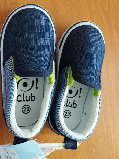 Detské plátenné nízke tenisky, 22