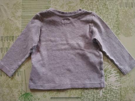 Sivé tričko s motívom, lupilu, 86-92 cm, lupilu,92