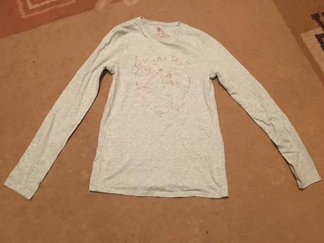 2x tricko dlhy rukav 158 a 164, f&f,164