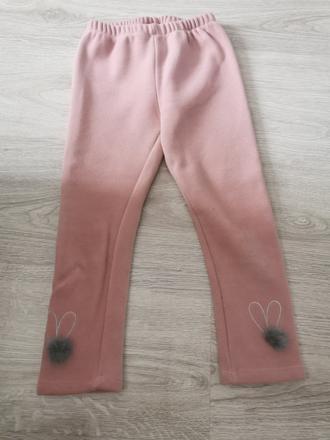 Oteplené nohavice 4-5rokov, 110