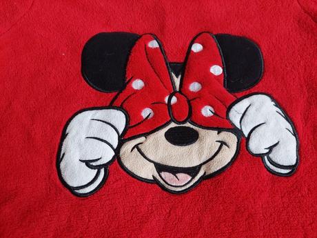 Minnie mouse teplé plyšové pyžamko veľ.140-146, disney,140