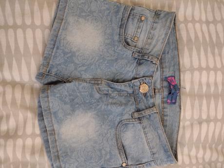 Dievčenské riflové šortky, 134