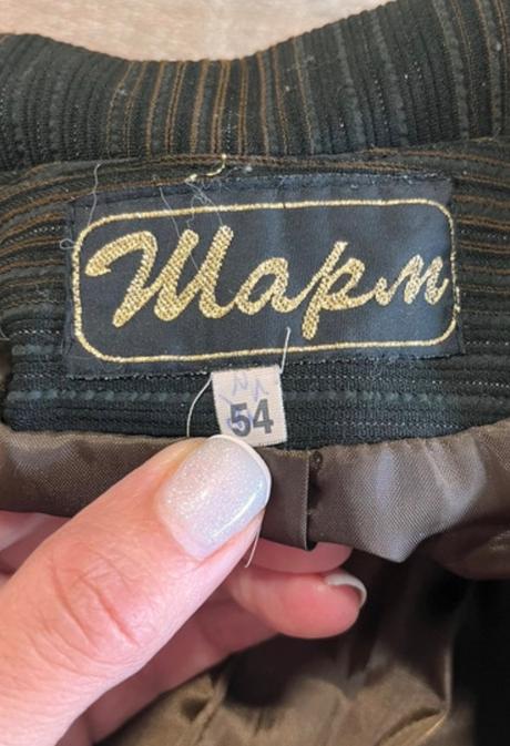 Vintage nohavicovy elegantny kostým m, m