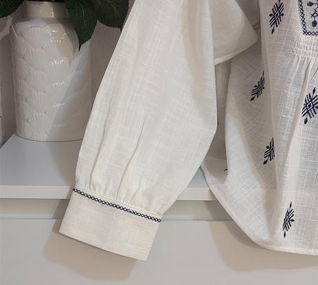 Luxusná vyšívaná blúzka - boho štýl, zara,s