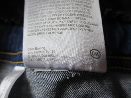 Tehotenske jeansy, c&a,38