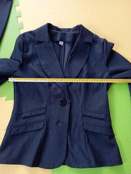 3dielny komplet, sako, sukňa, nohavice, s