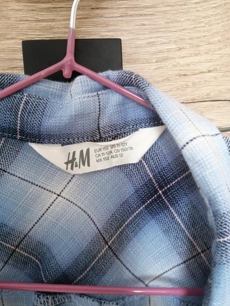 Flanelová košeľa, h&m,152