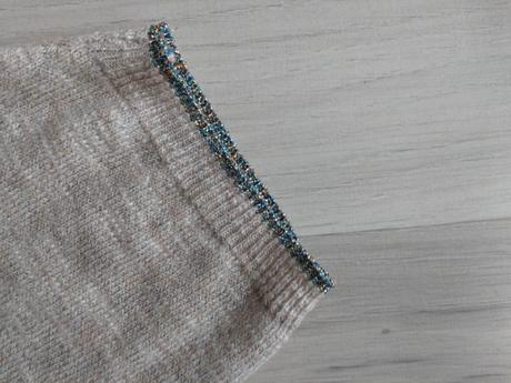 Béžový svetrík mango, mango,m