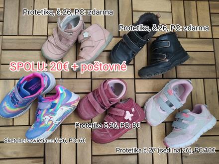 Topánky pre dievčatko, 26