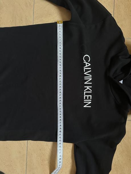 Saty predĺžená mikina, calvin klein,158