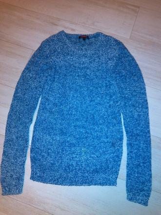 Melírovaný jemný sveter indiska, s