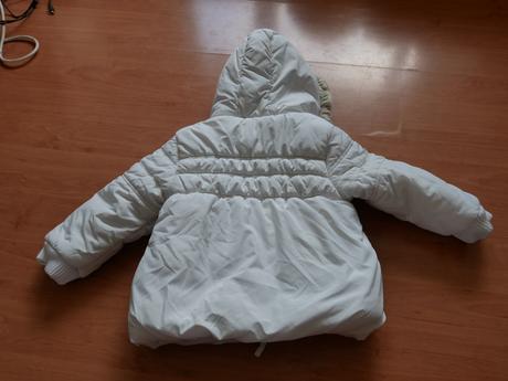 Hrubá biela next vetrovka s kozusinkou, next,104