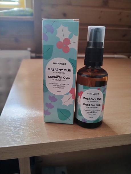 Masážny olej pri svalovici, 