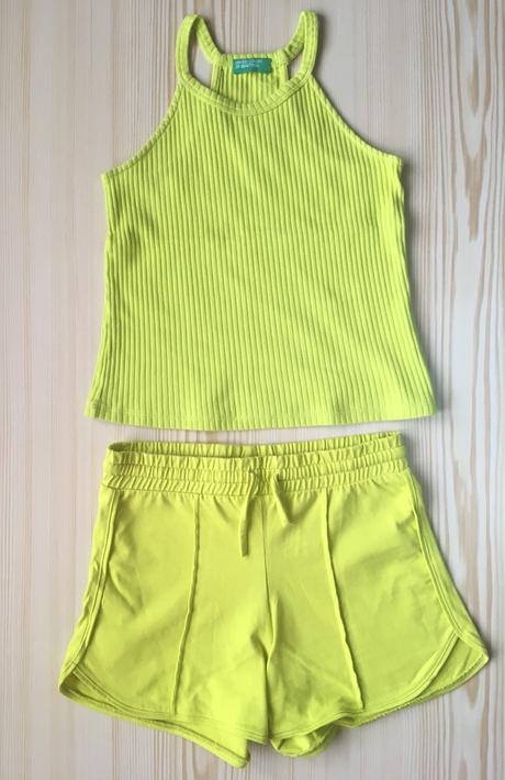Šortky + tielko benetton veľ. 134, benetton,134