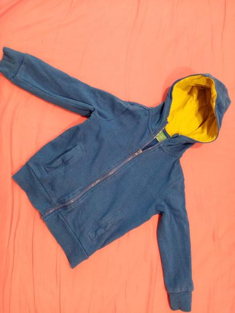 Modro žltá mikina, pepco,116