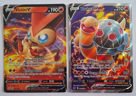 Pokémon karty "sword & shield" (5),