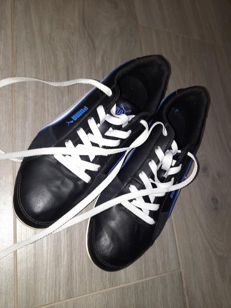 Kožené tenisky botasky 37/38, puma,38