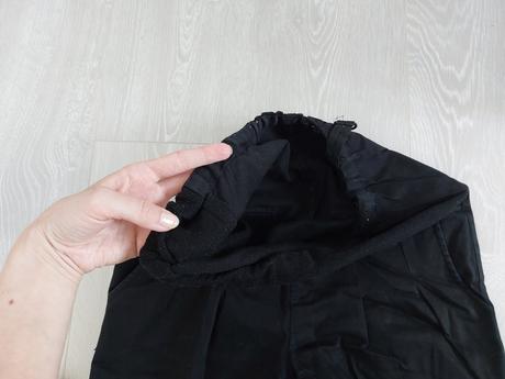 Cierne slusnejsie nohavice tehotenske, s