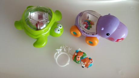 Autíčko fisher-price + korytnačka, 