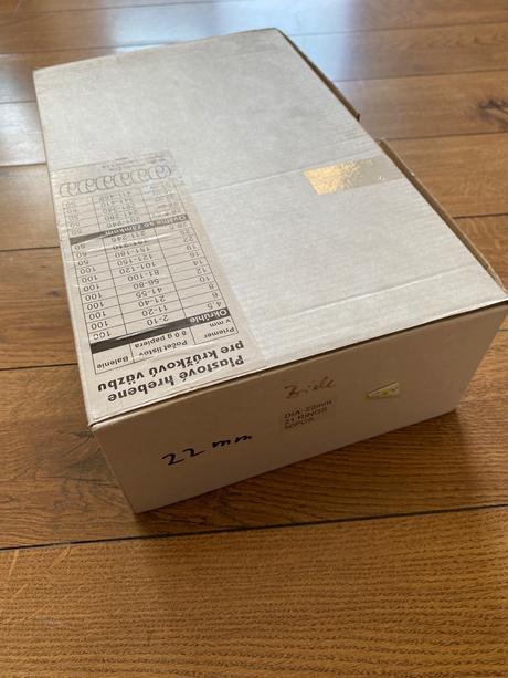 Plastové hrebene pre krúžkovú väzbu - 22mm, 