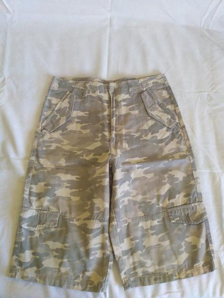 Detské maskáčové kraťasy, marks & spencer,140