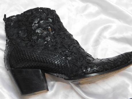 Luxusne damske glamurne kozačky, 36