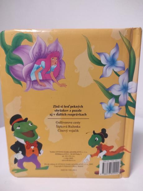 Kniha palculienka + puzzle,