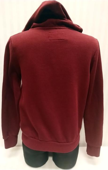 Dámska tmavo červená mikina s kapucňou, primark, primark,l