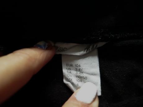 Legínky h&m basic, h&m,104