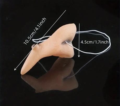 Doplnky na karneval ježibabin nos, zuby, elfoveuši, 