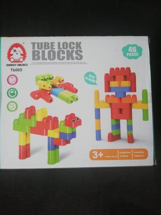 Tube lock blocks stavebnica 46 ks, 