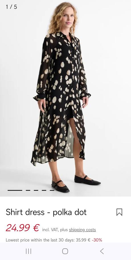 Dlhá košeľa vel.36, c&a,36