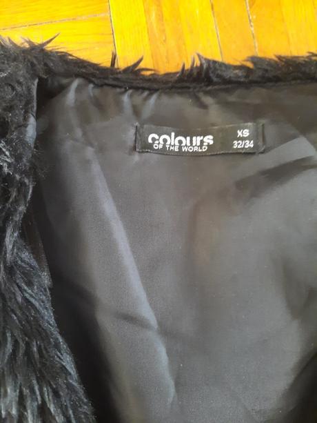 Kožušinková vesta, colours of the world,xs