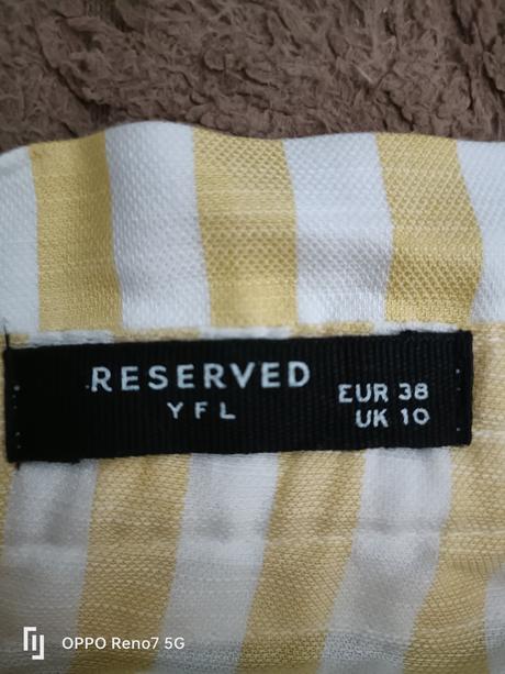 Ľanová sukňa, reserved,38
