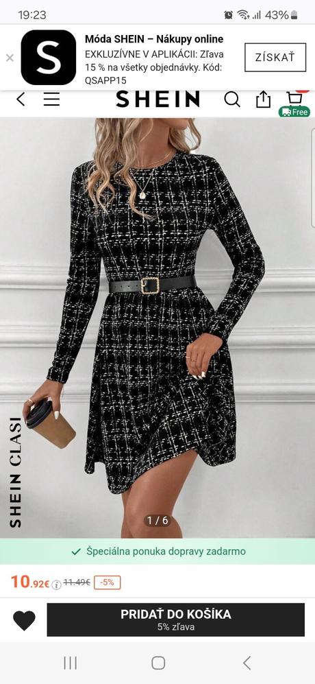 Krásne, jednoduché šaty, l