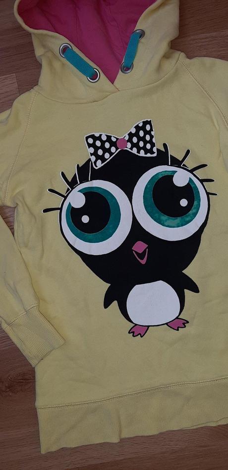 Žltá mikina s potlačou 7-8 r., early days,128