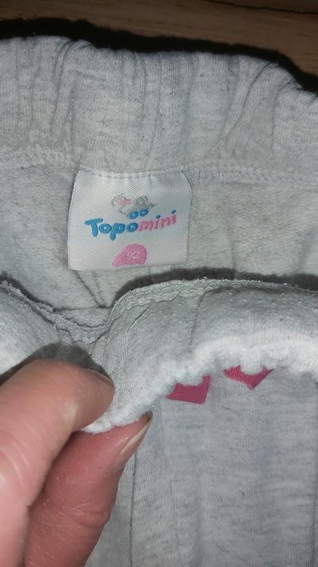 Teplaky s mačičkou, topomini,92