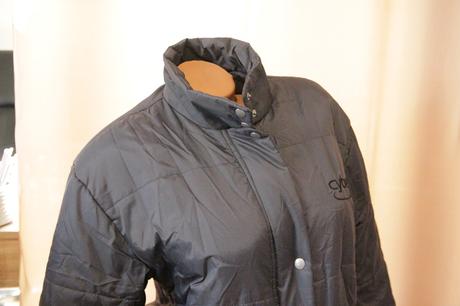 Šedo modrá zimná bunda xl, xl