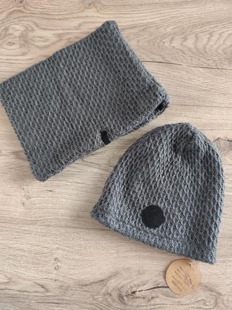 Nový set čiapka a nákrčník veľ. 3-7rokov, 104 / 110 / 116